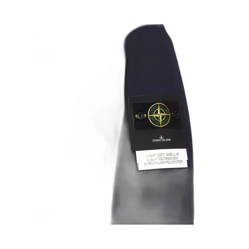 Funnel-Neck Logo Patch Jacket