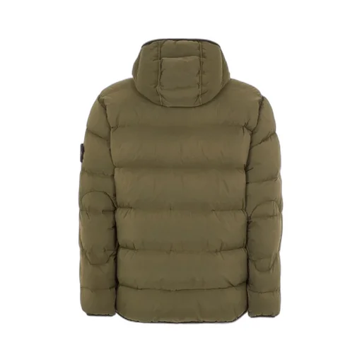 Compass Patch Zip-Up Puffer Jacket