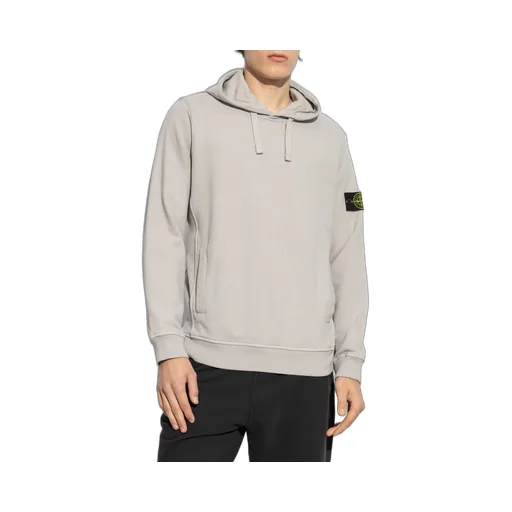 Logo Patch Drawstring Hoodie