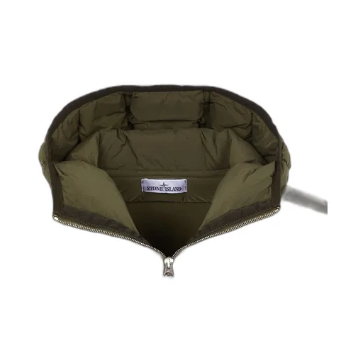 Compass Patch Zip-Up Puffer Jacket