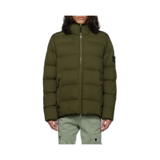 Compass Patch Zip-Up Puffer Jacket