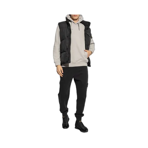 Logo Patch Drawstring Hoodie