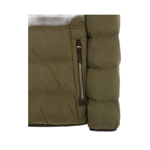 Compass Patch Zip-Up Puffer Jacket