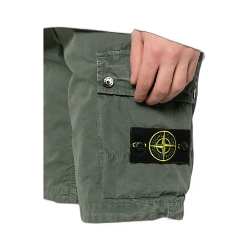 Logo Patch Knee-High Shorts