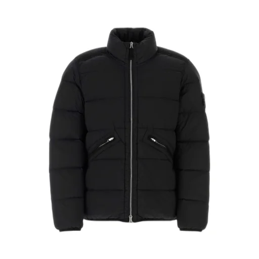 High-Neck Zip Up Coat