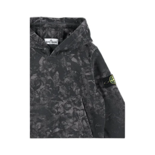 Logo Patch Tie-Dye Hoodie