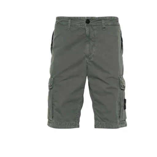 Logo Patch Knee-High Shorts