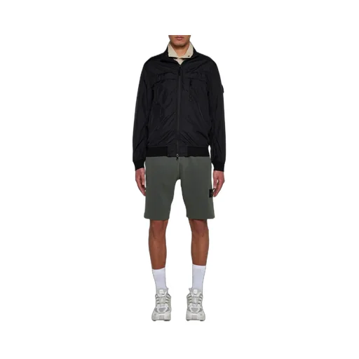 Logo Patch Drawstring Bermuda Shorts