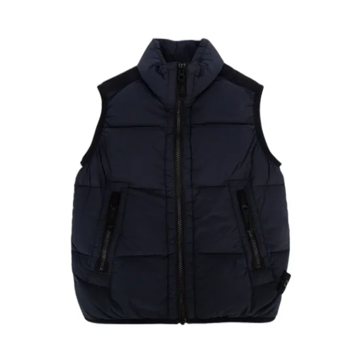 Junior Compass-Badge Zipped Padded Gilet