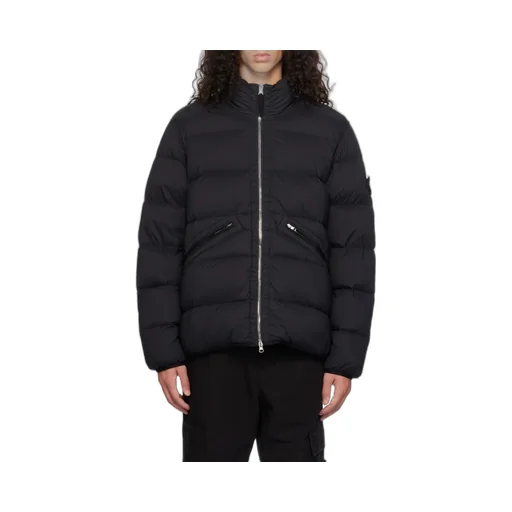 High-Neck Zip Up Coat