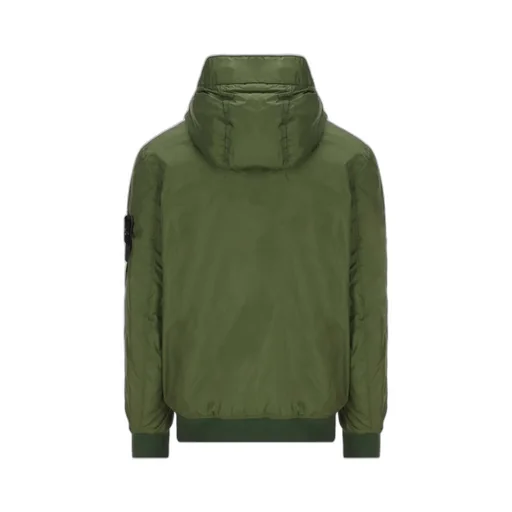 Logo-Patch Zip-Fastening Jacket