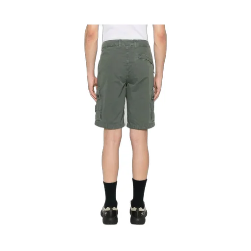 Logo Patch Knee-High Shorts