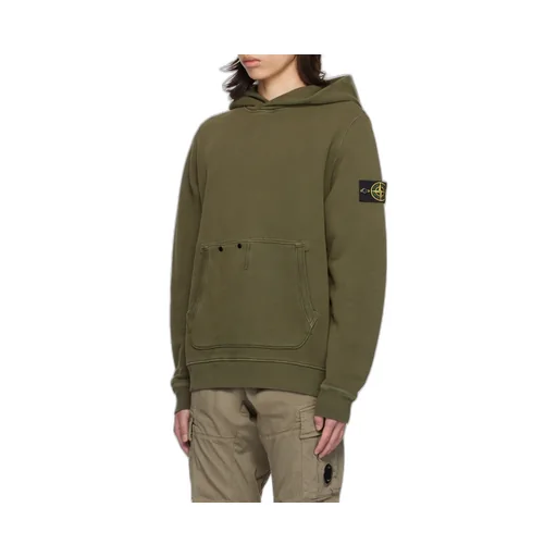 Long-Sleeved Compass Patch Hoodie