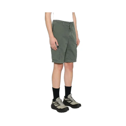 Logo Patch Knee-High Shorts