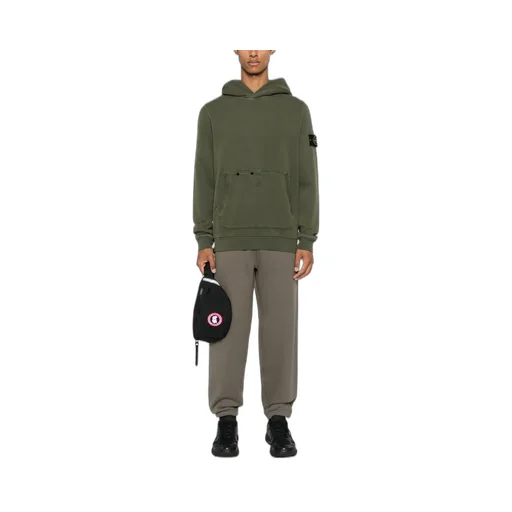 Long-Sleeved Compass Patch Hoodie