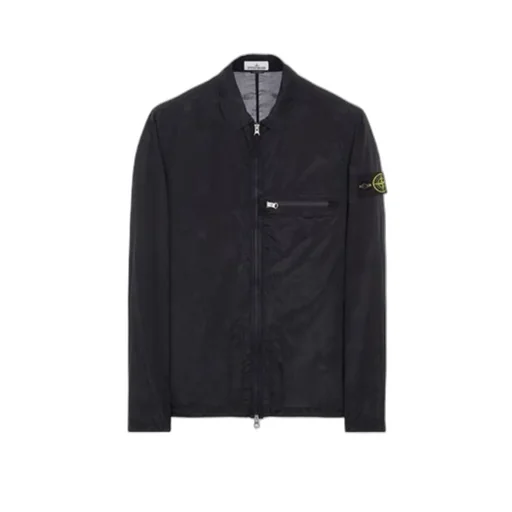 Compass-Patch Zip-Up Jacket