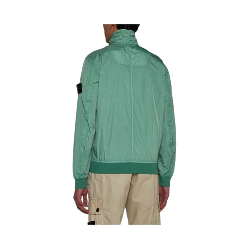 High-Neck Zipped Jacket