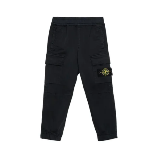 Compass-Badge Tapered Trousers