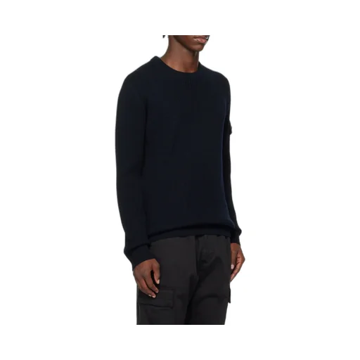 Logo Patch Crewneck Knitted Jumper