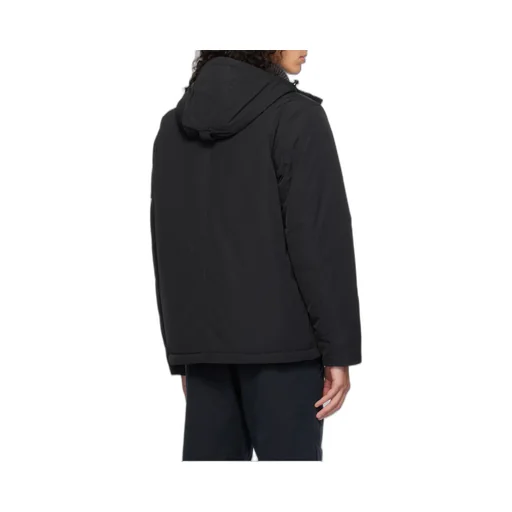 Hooded Buttoned Jacket
