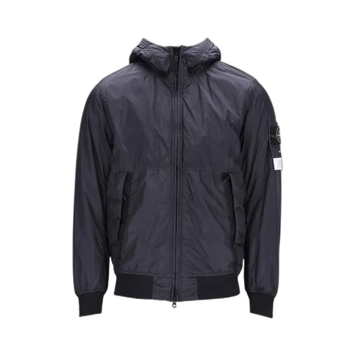 Logo Patch Hooded Track Jacket