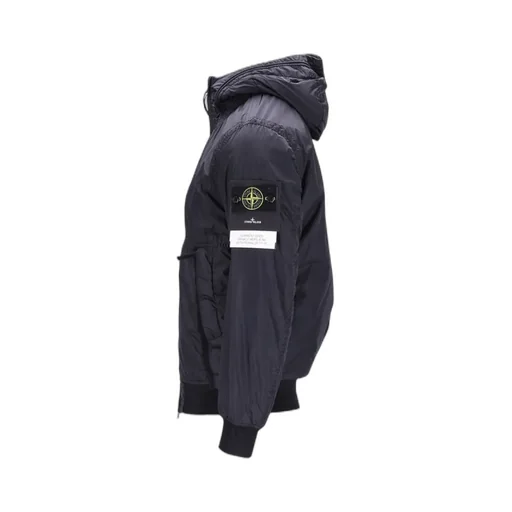 Logo Patch Hooded Track Jacket