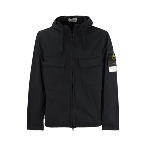 Logo Patch Hooded Jacket