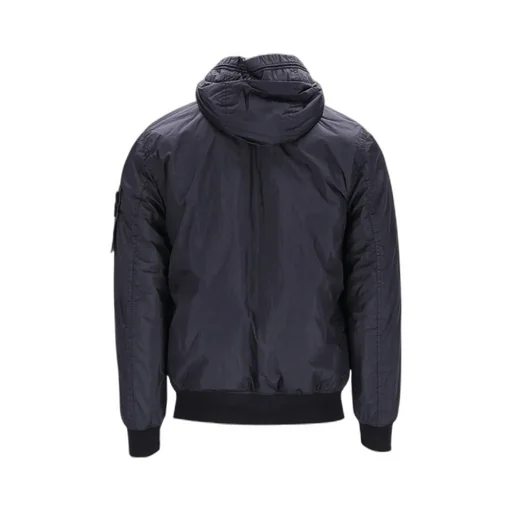 Logo Patch Hooded Track Jacket