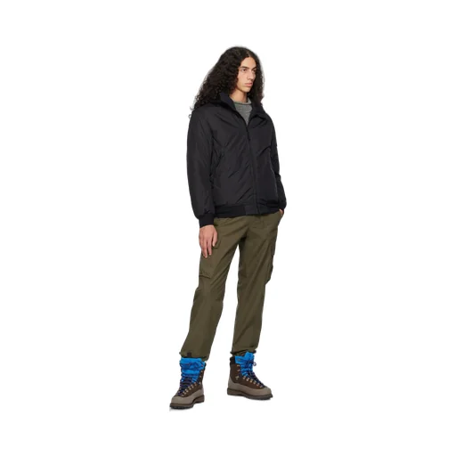 Logo Patch Hooded Jacket