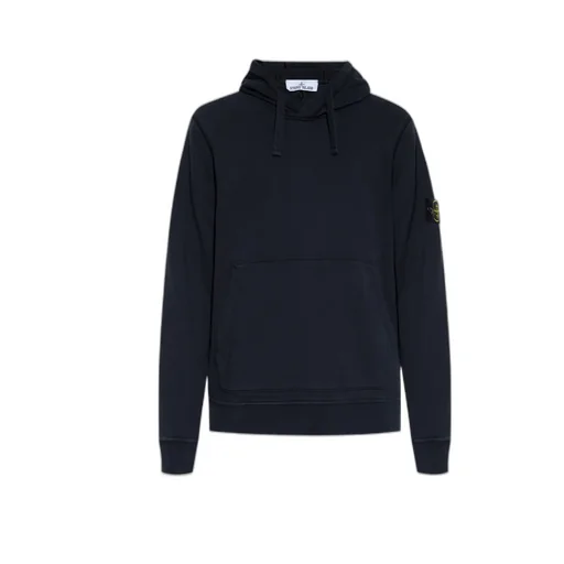 Logo Patch Drawstring Hoodie