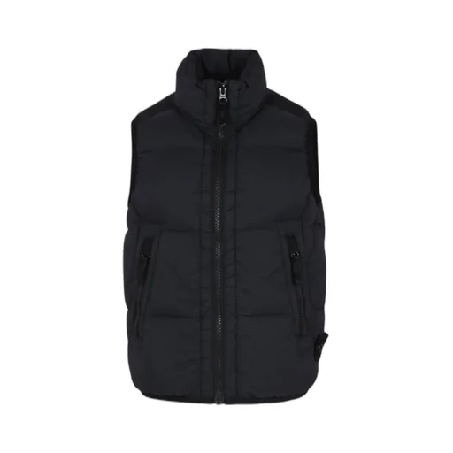 Junior Compass-Badge Zipped Padded Gilet