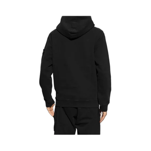 Logo Patch Drawstring Hoodie