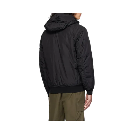 Logo Patch Hooded Jacket