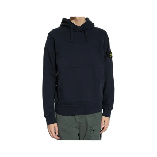 Logo Patch Drawstring Hoodie