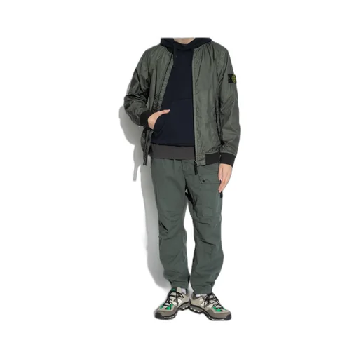 Logo Patch Drawstring Hoodie