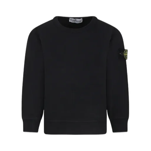 Junior Logo Patch Crewneck Sweatshirt