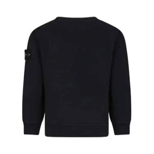 Junior Logo Patch Crewneck Sweatshirt