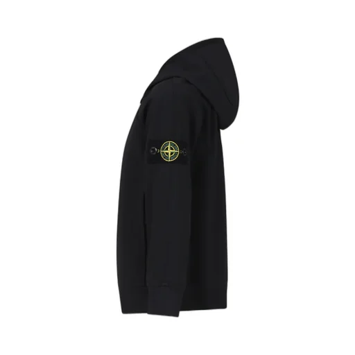 Zipped Straight Hem Hooded Jacket