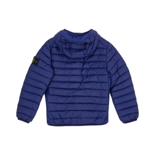 Junior Compass-Motif Zipped Padded Jacket