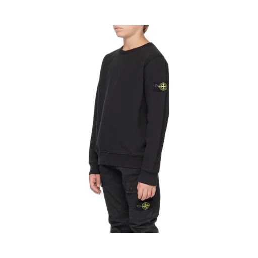 Junior Logo Patch Crewneck Sweatshirt