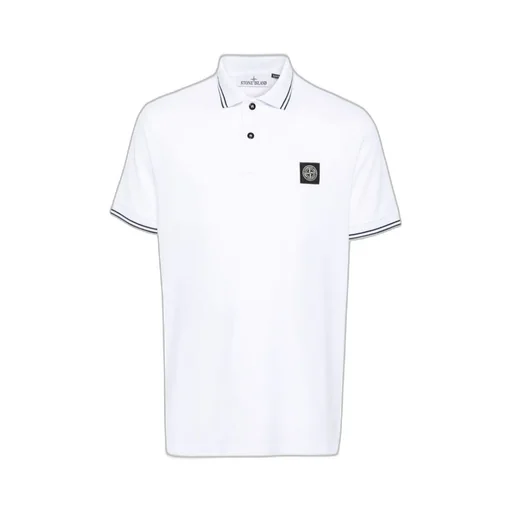 Logo Patch Short-Sleeved Polo Shirt