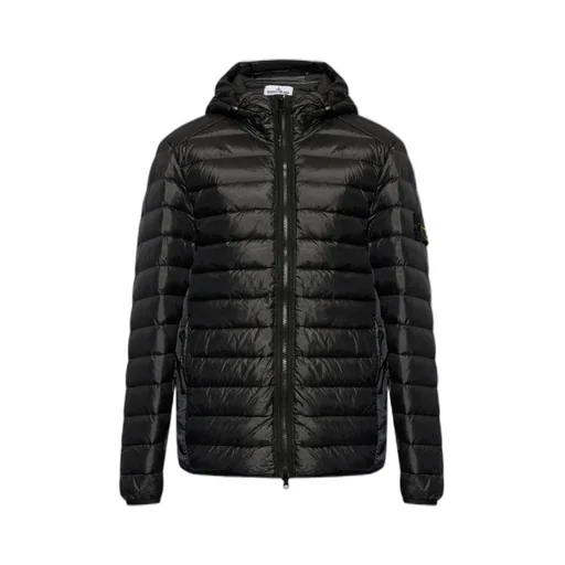 Logo Patch Zip-Up Puffer Jacket