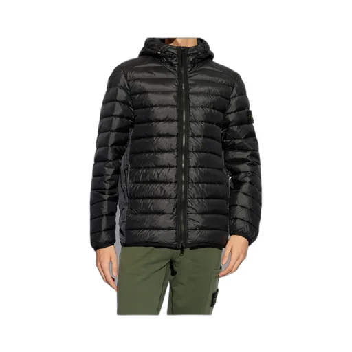 Logo Patch Zip-Up Puffer Jacket