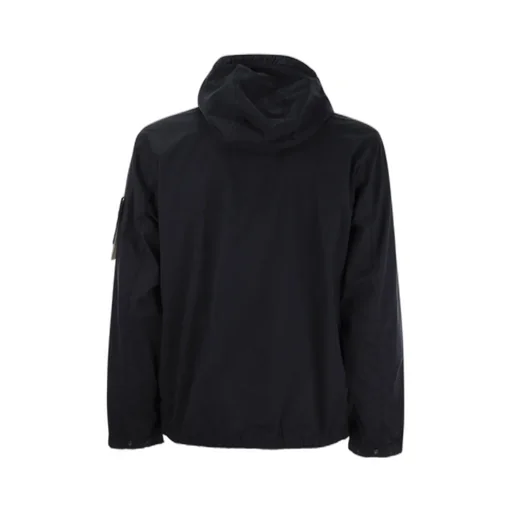 Logo Patch Hooded Jacket