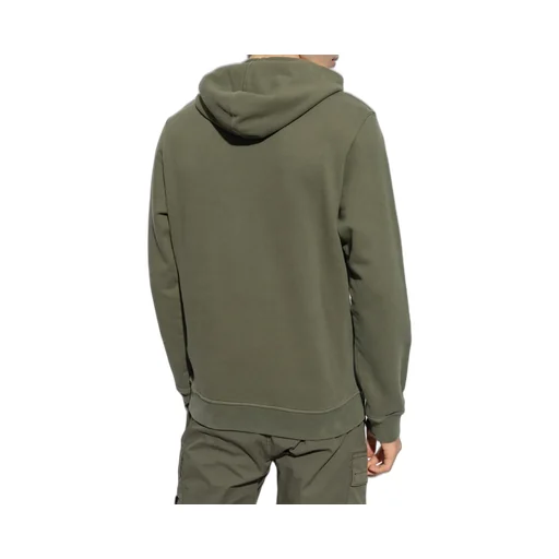 Logo Patch Drawstring Hoodie