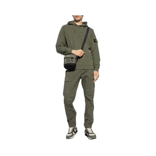 Logo Patch Drawstring Hoodie
