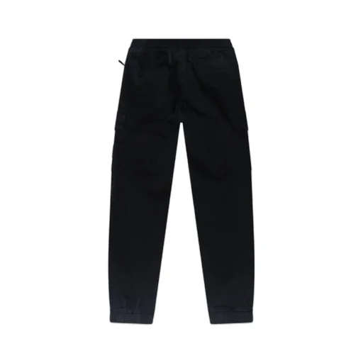 Compass-Motif Elastic Waist Trousers