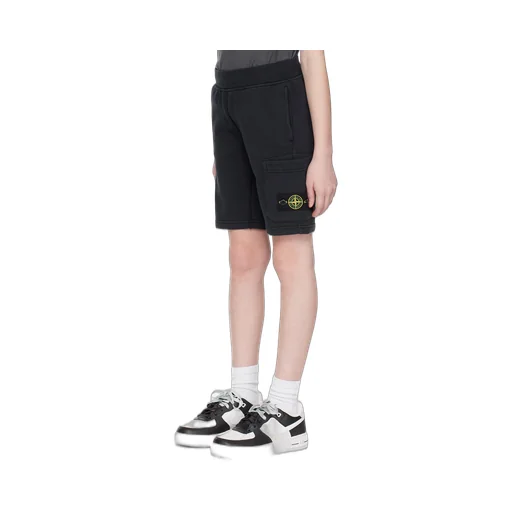 Junior Compass-Badge Elasticated Waistband Shorts