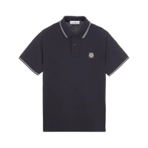 Logo Patch Short-Sleeved Polo Shirt
