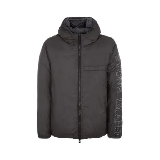 Compass-Patch Padded Jacket